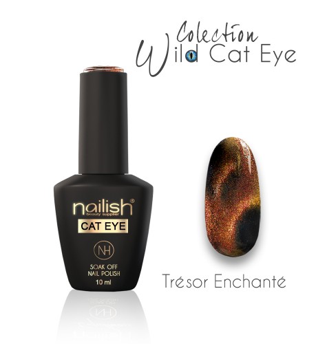 Trésor enchanté Oja Semipermanenta Cat Eye, Produse pentru unghii și manichiură