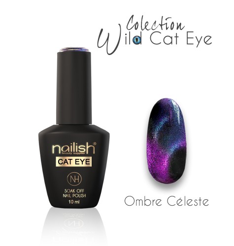 Ombre Céleste Oja Semipermanenta Cat Eye, Produse pentru unghii și manichiură